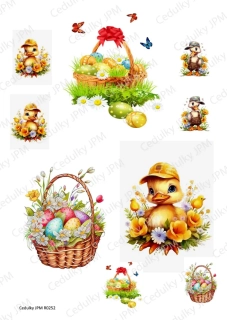 Rýžový a Soft  papír  A4 pro decoupage- R0252