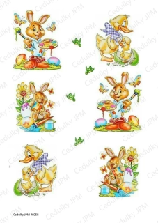 Rýžový a Soft  papír  A4 pro decoupage- R0258