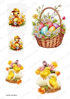 Rýžový a Soft  papír  A4 pro decoupage- R0261