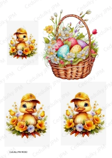 Rýžový a Soft  papír  A4 pro decoupage- R0262