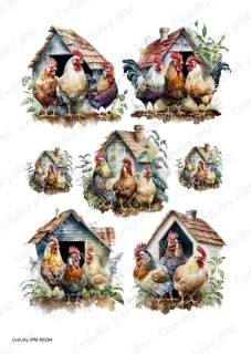 Rýžový a Soft  papír  A4 pro decoupage- R0264