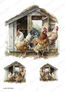 Rýžový a Soft  papír  A4 pro decoupage- R0265