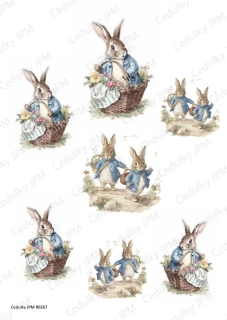 Rýžový a Soft  papír  A4 pro decoupage- R0267