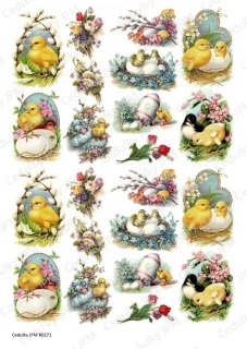 Rýžový a Soft  papír  A4 pro decoupage- R0271