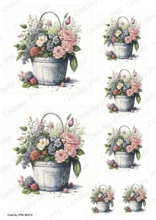 Rýžový a Soft  papír  A4 pro decoupage- R0274