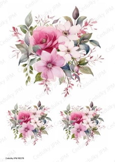 Rýžový a Soft  papír  A4 pro decoupage- R0278