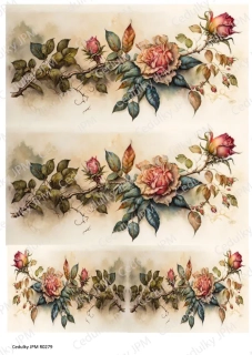 Rýžový a Soft  papír  A4 pro decoupage- R0279