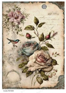 Rýžový a Soft  papír  A4 pro decoupage- R0283
