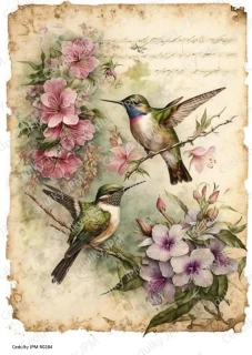 Rýžový a Soft  papír  A4 pro decoupage- R0284