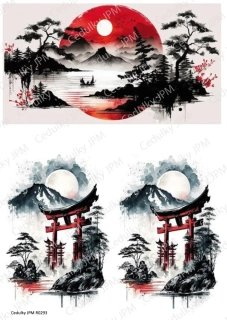 Rýžový a Soft  papír  A4 pro decoupage- R0293