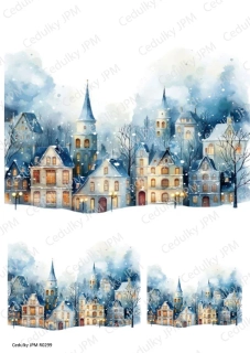 Rýžový a Soft  papír  A4 pro decoupage- R0299