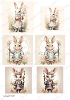 Rýžový a Soft  papír  A4 pro decoupage- R0307