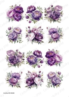 Rýžový a Soft  papír  A4 pro decoupage- R0309