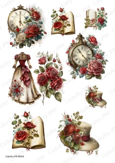 Rýžový a Soft  papír  A4 pro decoupage- R0310