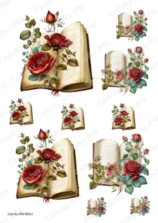 Rýžový a Soft  papír  A4 pro decoupage- R0311