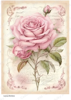 Rýžový a Soft  papír  A4 pro decoupage- R0312