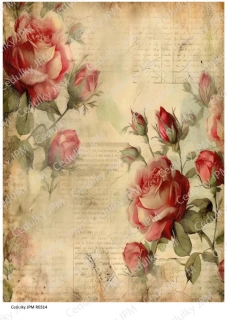 Rýžový a Soft  papír  A4 pro decoupage- R0314