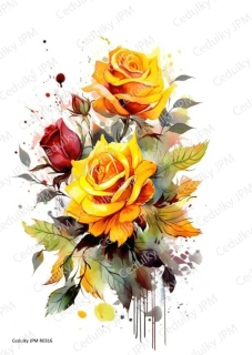 Rýžový a Soft  papír  A4 pro decoupage- R0316