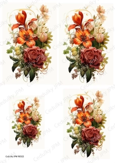 Rýžový a Soft  papír  A4 pro decoupage- R0322