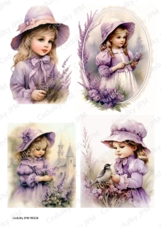 Rýžový a Soft  papír  A4 pro decoupage- R0326