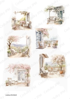 Rýžový a Soft  papír  A4 pro decoupage- R0329