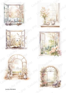 Rýžový a Soft  papír  A4 pro decoupage- R0331