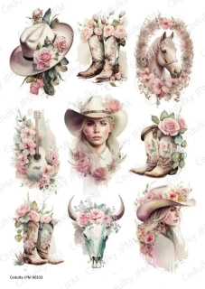 Rýžový a Soft  papír  A4 pro decoupage- R0333