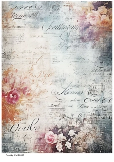 Rýžový a Soft  papír  A4 pro decoupage- R0338