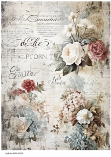 Rýžový a Soft  papír  A4 pro decoupage- R0339