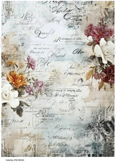 Rýžový a Soft  papír  A4 pro decoupage- R0343