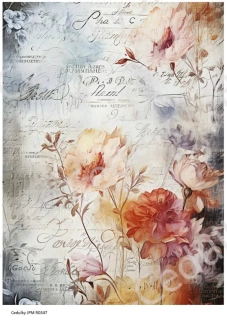 Rýžový a Soft  papír  A4 pro decoupage- R0347