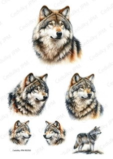 Rýžový a Soft  papír  A4 pro decoupage- R0350