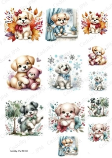 Rýžový a Soft  papír  A4 pro decoupage- R0355