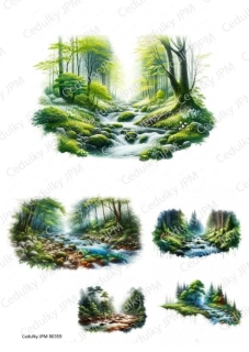 Rýžový a Soft  papír  A4 pro decoupage- R0359