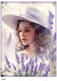 Rýžový a Soft  papír  A4 pro decoupage- R0361
