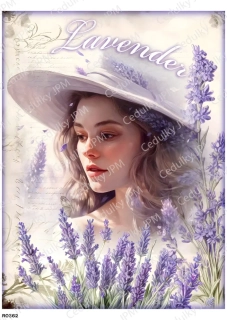 Rýžový a Soft  papír  A4 pro decoupage- R0362