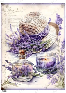 Rýžový a Soft  papír  A4 pro decoupage- R0364