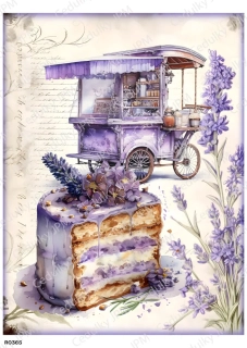 Rýžový a Soft  papír  A4 pro decoupage- R0365