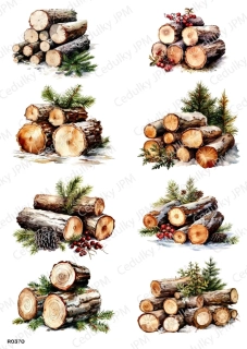 Rýžový a Soft  papír  A4 pro decoupage- R0370