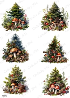 Rýžový a Soft  papír  A4 pro decoupage- R0371