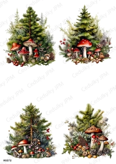 Rýžový a Soft  papír  A4 pro decoupage- R0372