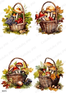 Rýžový a Soft  papír  A4 pro decoupage- R0376