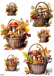 Rýžový a Soft  papír  A4 pro decoupage- R0377