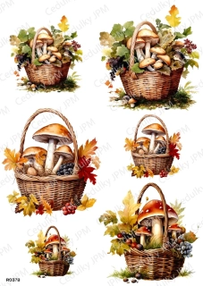 Rýžový a Soft  papír  A4 pro decoupage- R0378