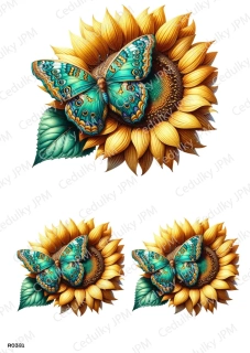 Rýžový a Soft  papír  A4 pro decoupage- R0381