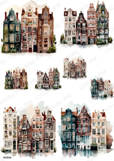 Rýžový a Soft  papír  A4 pro decoupage- R0393