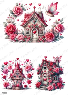 Rýžový a Soft papír A4 pro decoupage- R0395