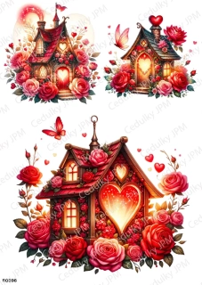 Rýžový a Soft papír A4 pro decoupage- R0396