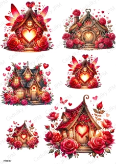 Rýžový a Soft papír A4 pro decoupage- R0397