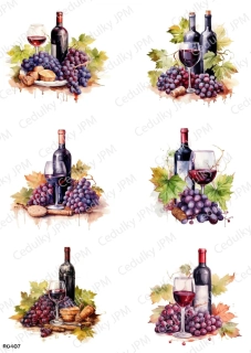Rýžový a Soft papír A4 pro decoupage- R0407